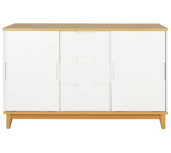 Buy Hygena Skye 2 Door 3 Drawer Sideboard White at Argos.co.uk Your