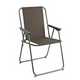 Metal chairs.