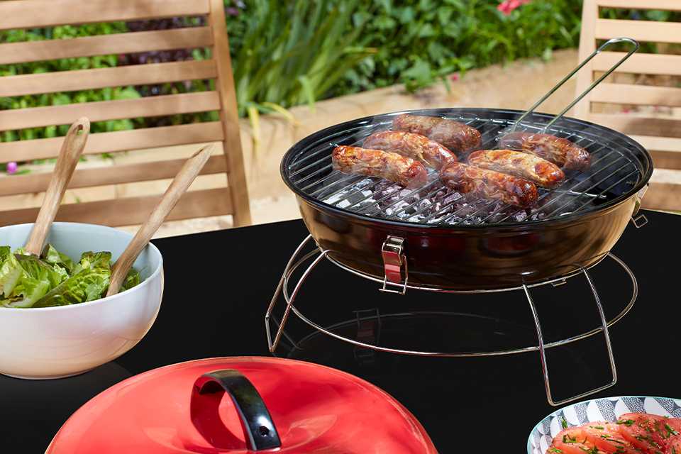 Argos Home Portable Charcoal BBQ.