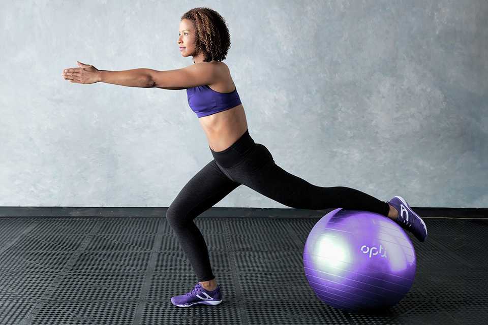 Opti Purple Gym Ball.