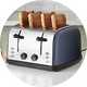 Metal toasters.