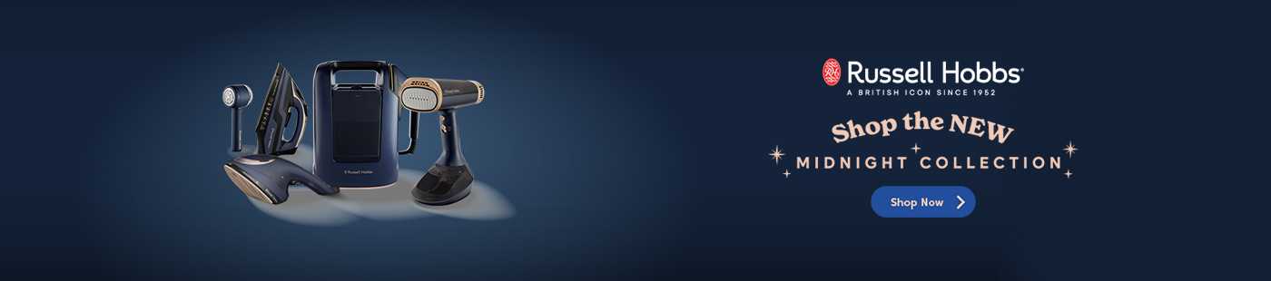 Russell Hobbs. Shop the new "MIDNIGHT COLLECTION".