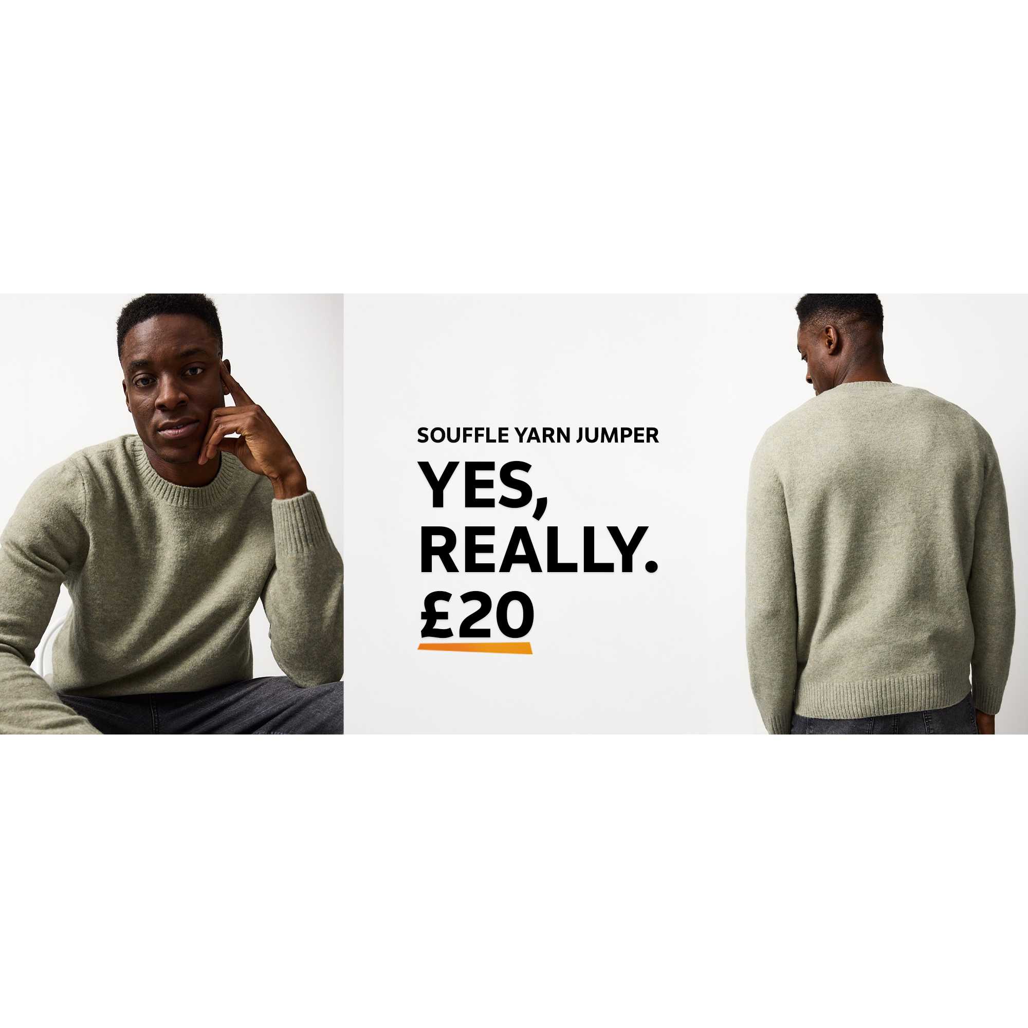 Souffle yarn jumper. Yes, really. £20.