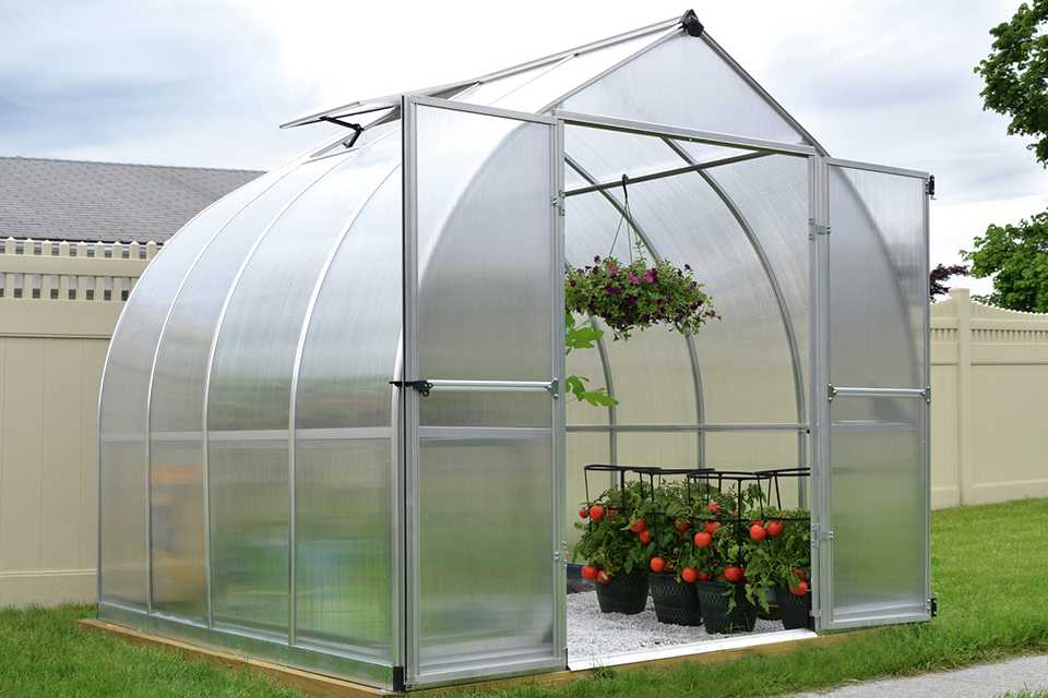 Palram Canopia Bella Silver Greenhouse.