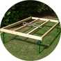 Homewood Adjustable Wooden Shed Base - 4 x 6ft.