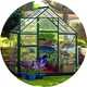 Palram Canopia Hybrid Green Greenhouse.