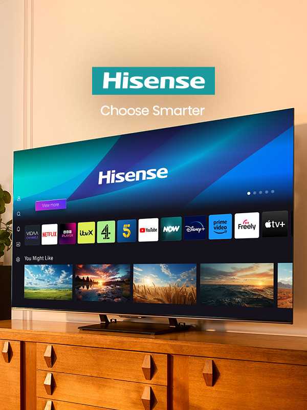 Explore the latest deals on Hisense QLED 4K TVs.