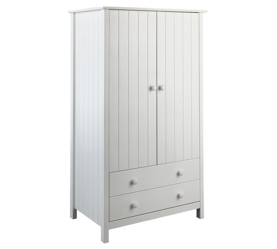 Buy HOME Kids Scandinavia 2 Door 2 Drawer Wardrobe White at Argos.co