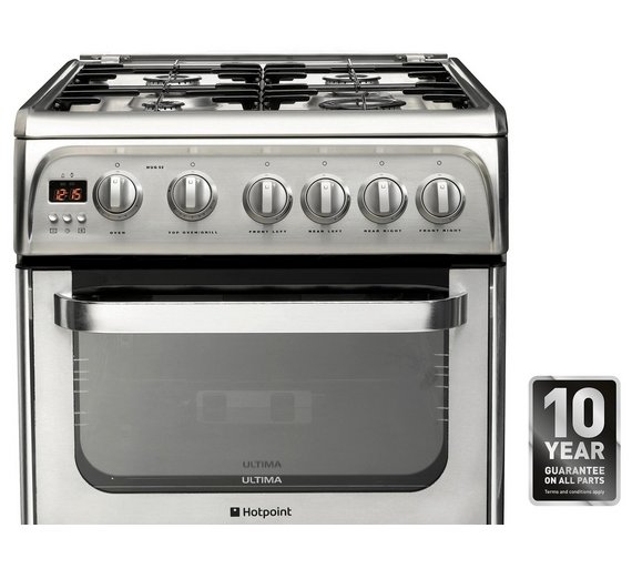 Buy Hotpoint Ultima HUG52X Freestanding Gas Cooker S/Steel at Argos.co