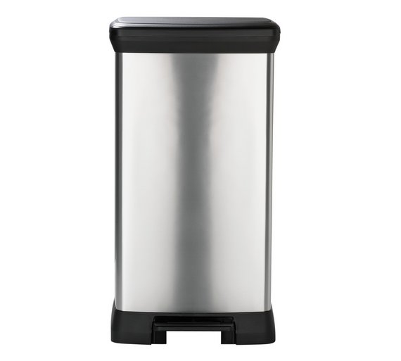 Buy Curver 50 Litre Pedal Bin Silver at Argos.co.uk Your Online