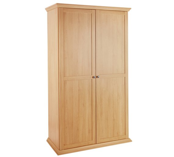 Buy HOME Canterbury 2 Door Wardrobe Oak Effect at Argos.co.uk Your