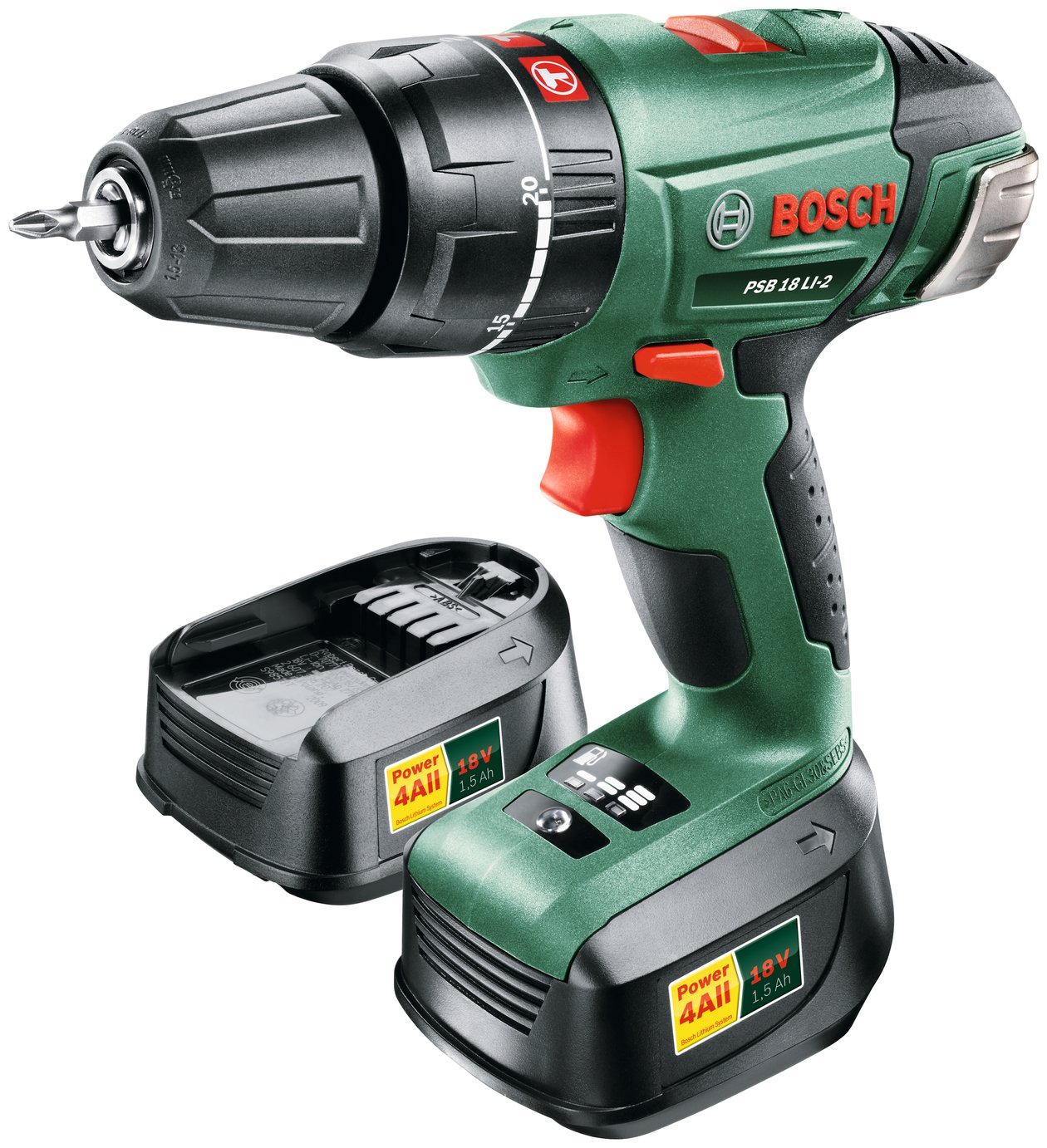 Bosch - PSB 18 2AH Hammer Drill with 2 Batteries -18V Review