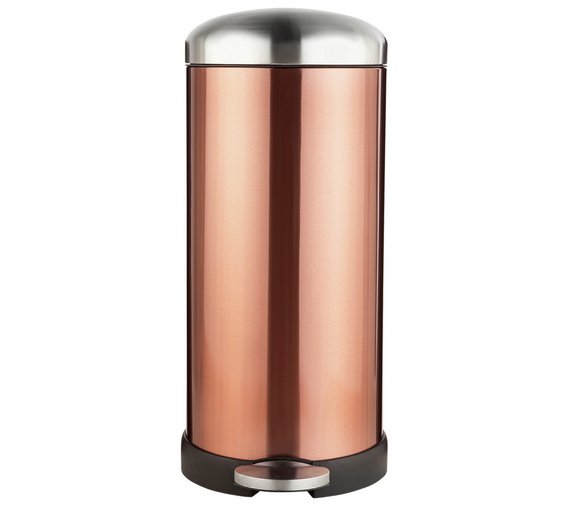 Buy Addis 30 Litre Pedal Bin Black and Copper at Argos.co.uk Your