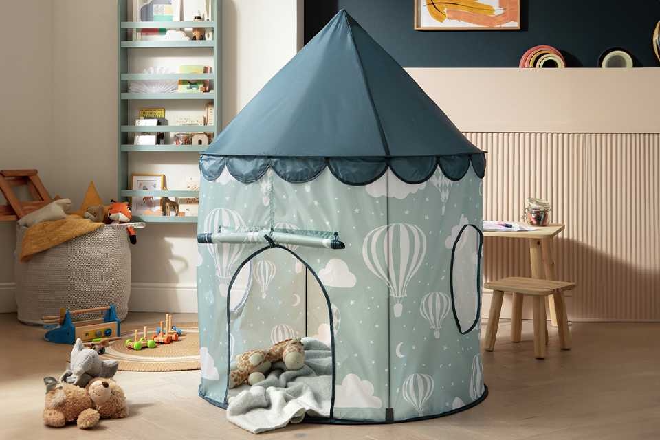 Habitat Skye Play Tent in a nursery.