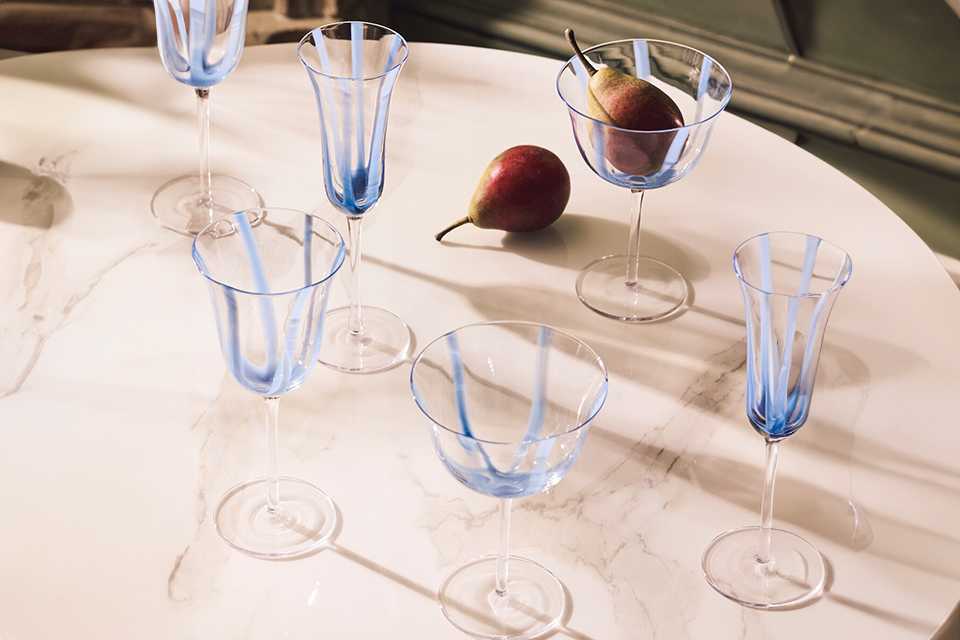 Habitat x National Trust collaboration blue glassses.