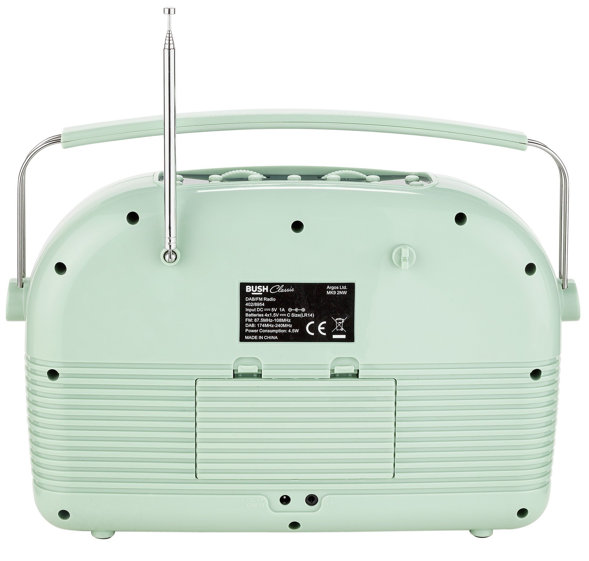 Buy Bush Classic Retro DAB Radio Sage Green Radios Argos