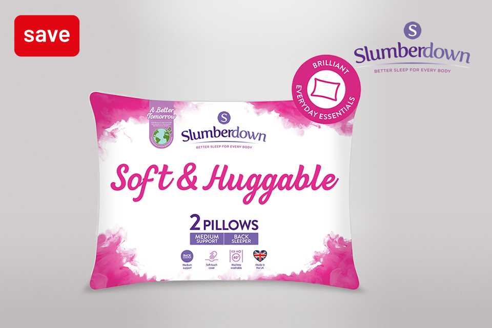 Save 20% on selected Slumberdown bedding using code SLEEP20.