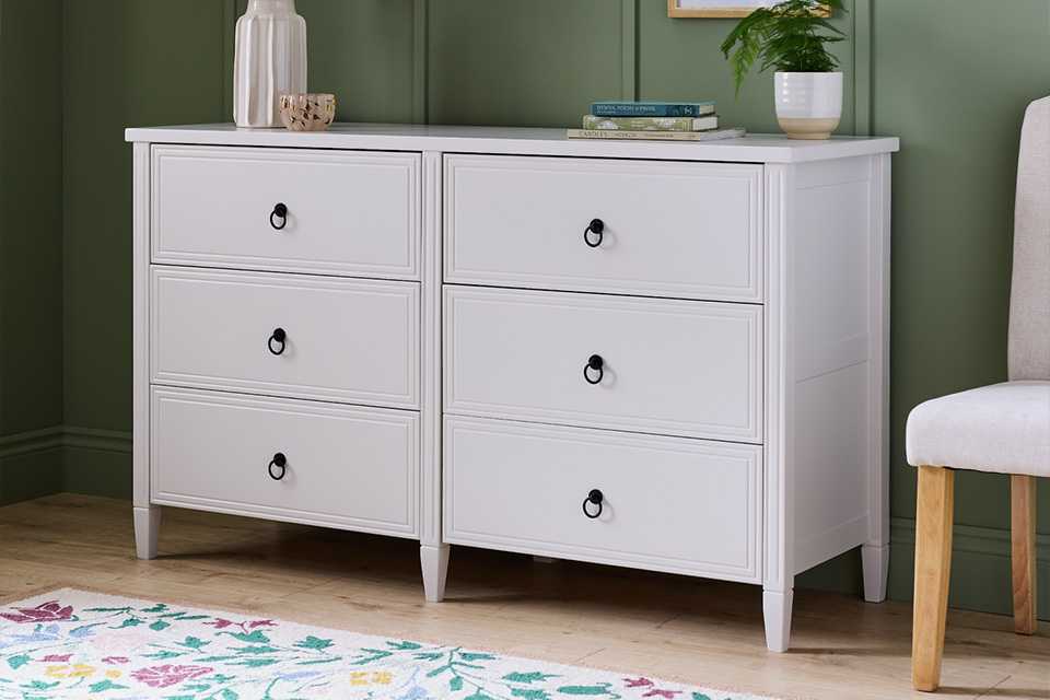 AH LUCIE 3+3 drawer chest.