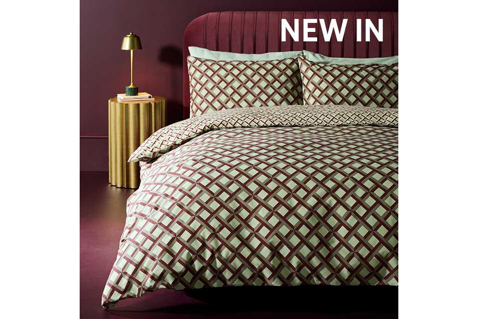New in bedroom. Sink into spring with sumptuous new textures, patterns and bold style. Shop now.