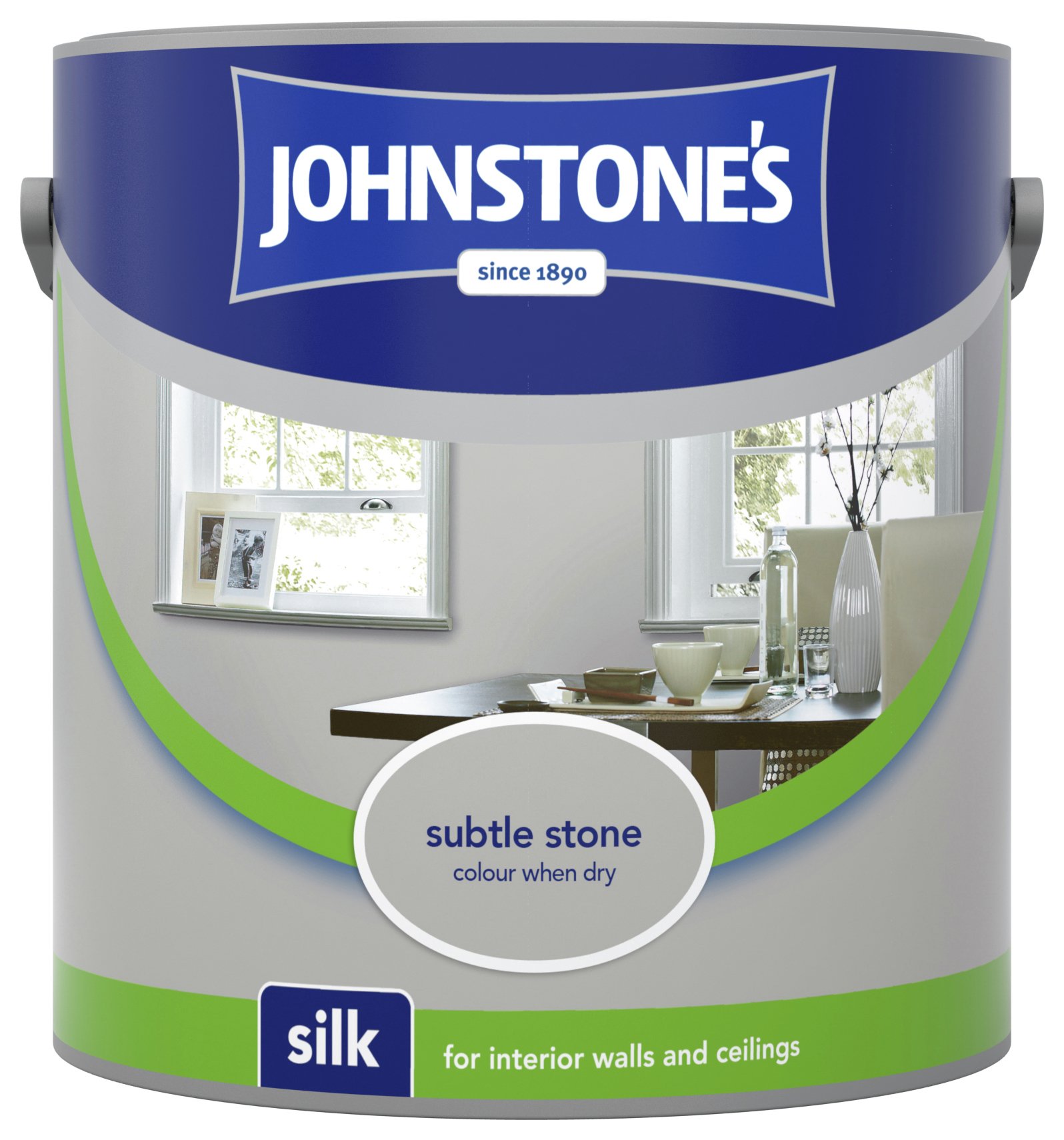 Review of Johnstone's Silk Emulsion Paint 2.5L Subtle Stone