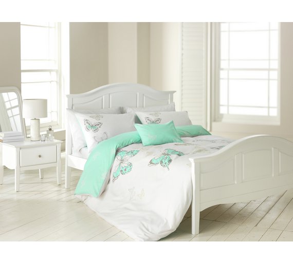 Buy HOME Butterfly Blue Bedding Set Bundle Double at Argos.co.uk Your Online Shop for Duvet