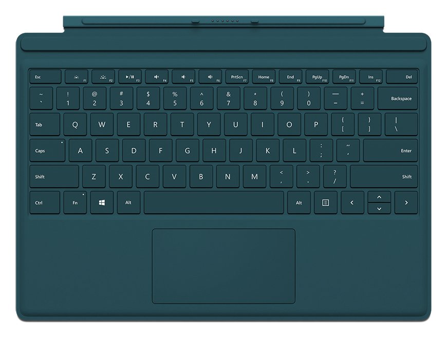 Microsoft - Surface Pro 4 Type Cover - Teal Review - Review Electronics