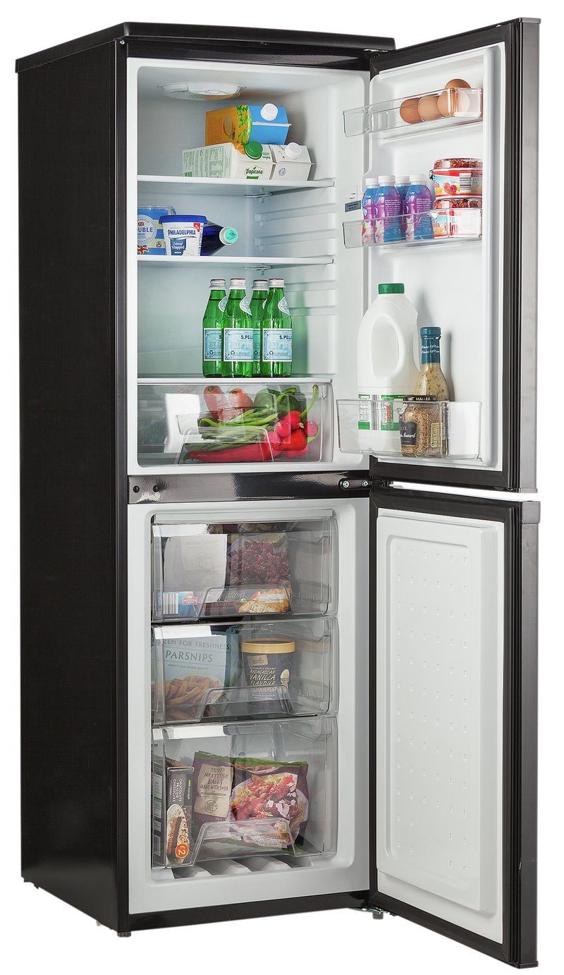 Buy Bush BFFF50152B Frost Free Fridge Freezer - Black At Argos.co.uk ...