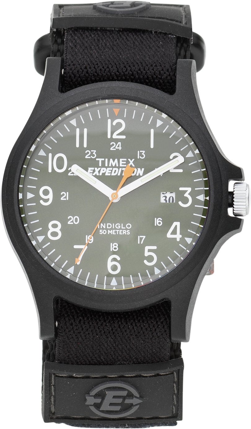 'Timex - Mens Expedition Acadia Green Dial Strap - Watch