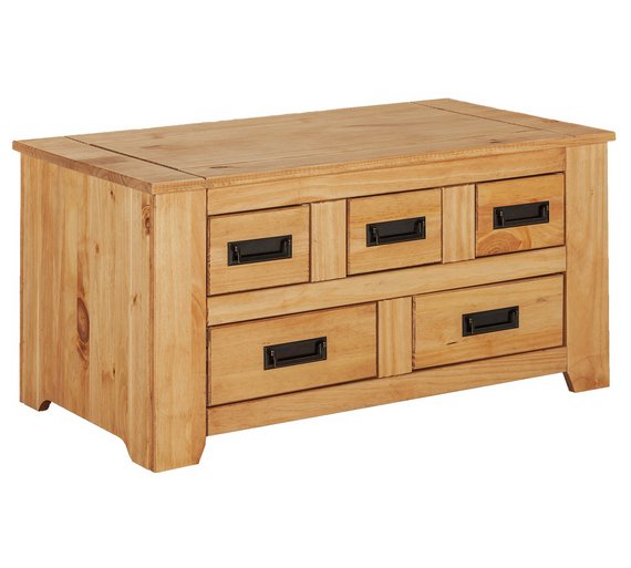 Buy Penton Storage 5 Drawer Coffee Table Pine at Argos.co.uk Your
