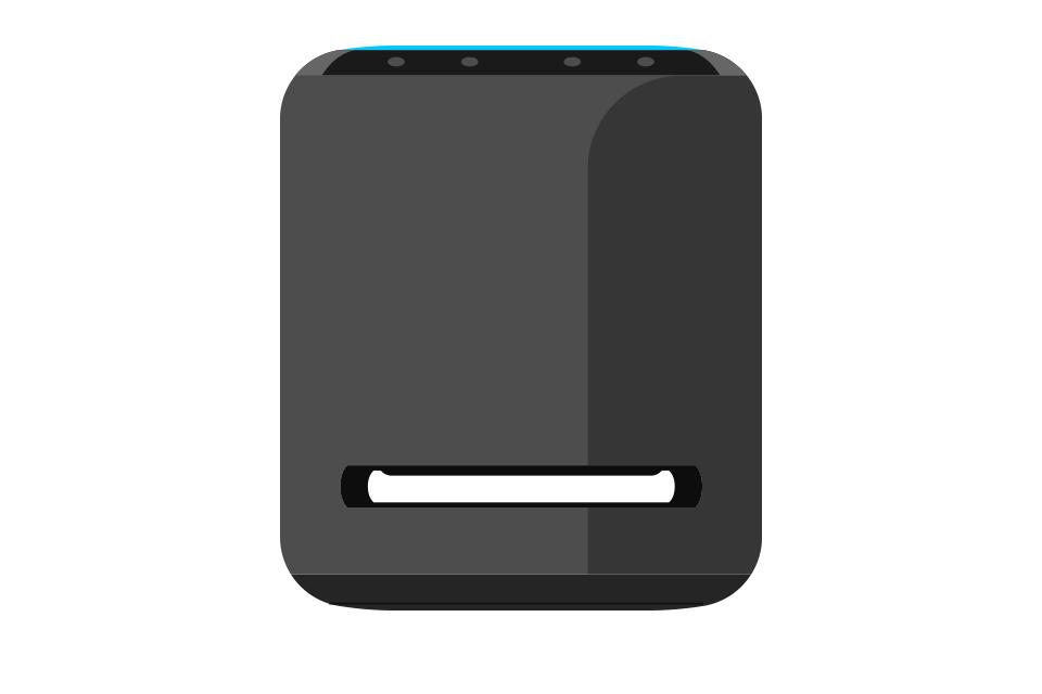 Square smart speaker.