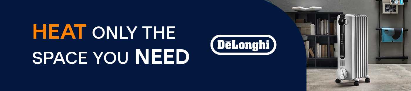 De'Longhi. Heat only the space you need.