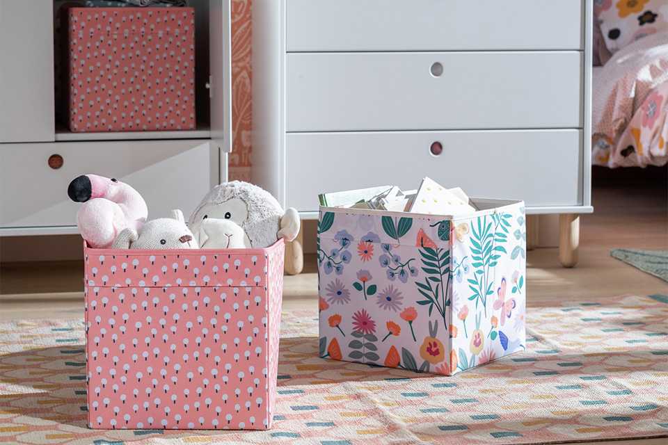 Habitat Set of 4 Luna Storage Boxes.