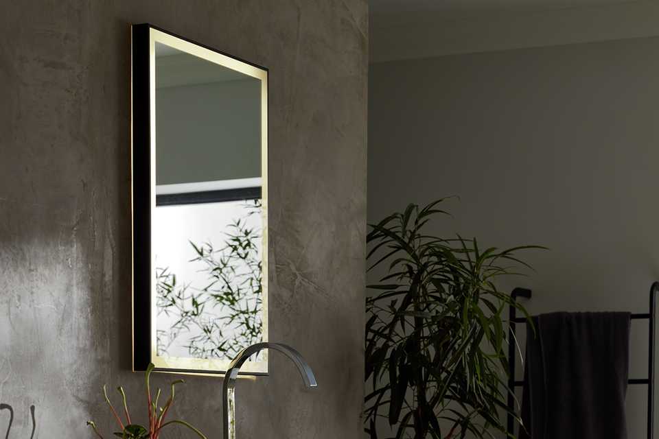 Habitat Bathroom LED Backlit Demister Touch Mirror - 70x50.