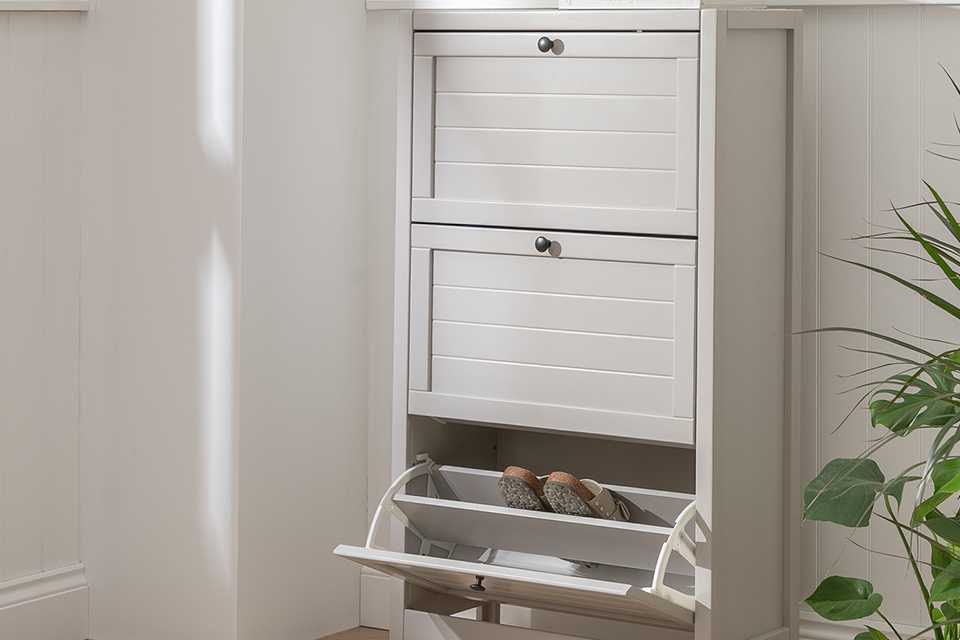 Habitat Bournemouth Shoe Storage Cabinet - Grey.