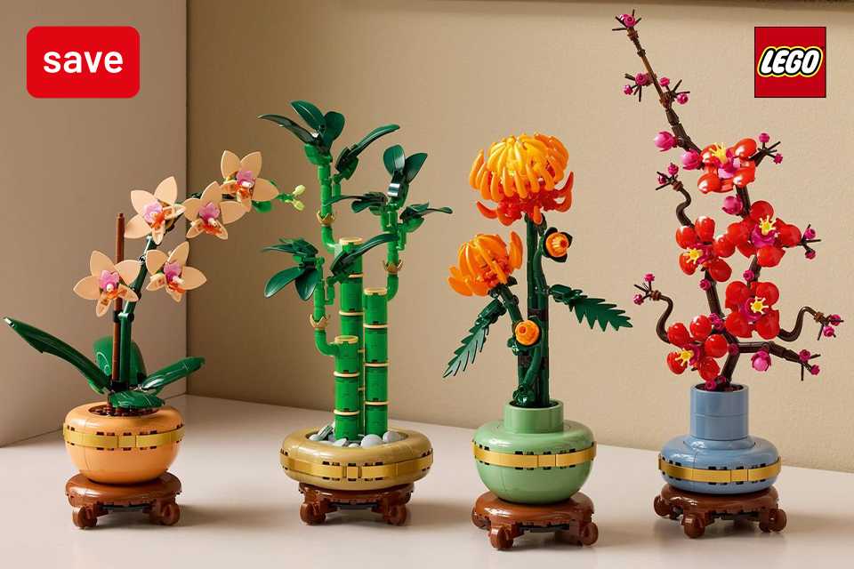 Save up to 25% on selected LEGO® sets this Valentine's Day!