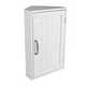 Argos Home Tongue & Groove Corner Cabinet - White.