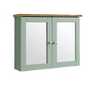 Argos Home Livingston Double Mirrored Wall Cabinet - Green.