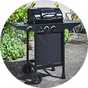 Argos Home 2 Burner with Side Burner Gas BBQ.