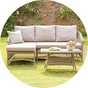 Argos Home Palermo 3 Seater Rattan Effect Garden Sofa Set.