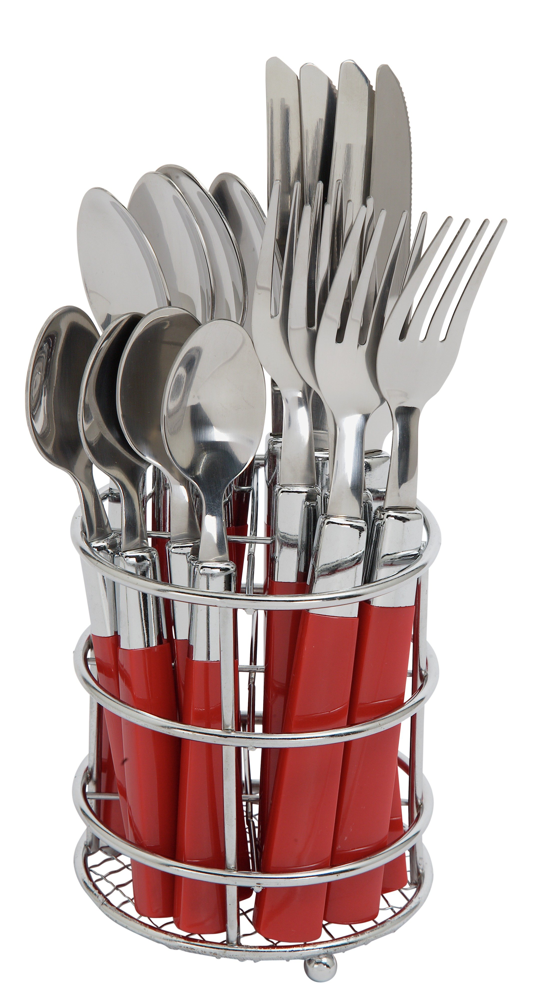 ColourMatch 16 Piece Cutlery Caddy - Poppy Red Review