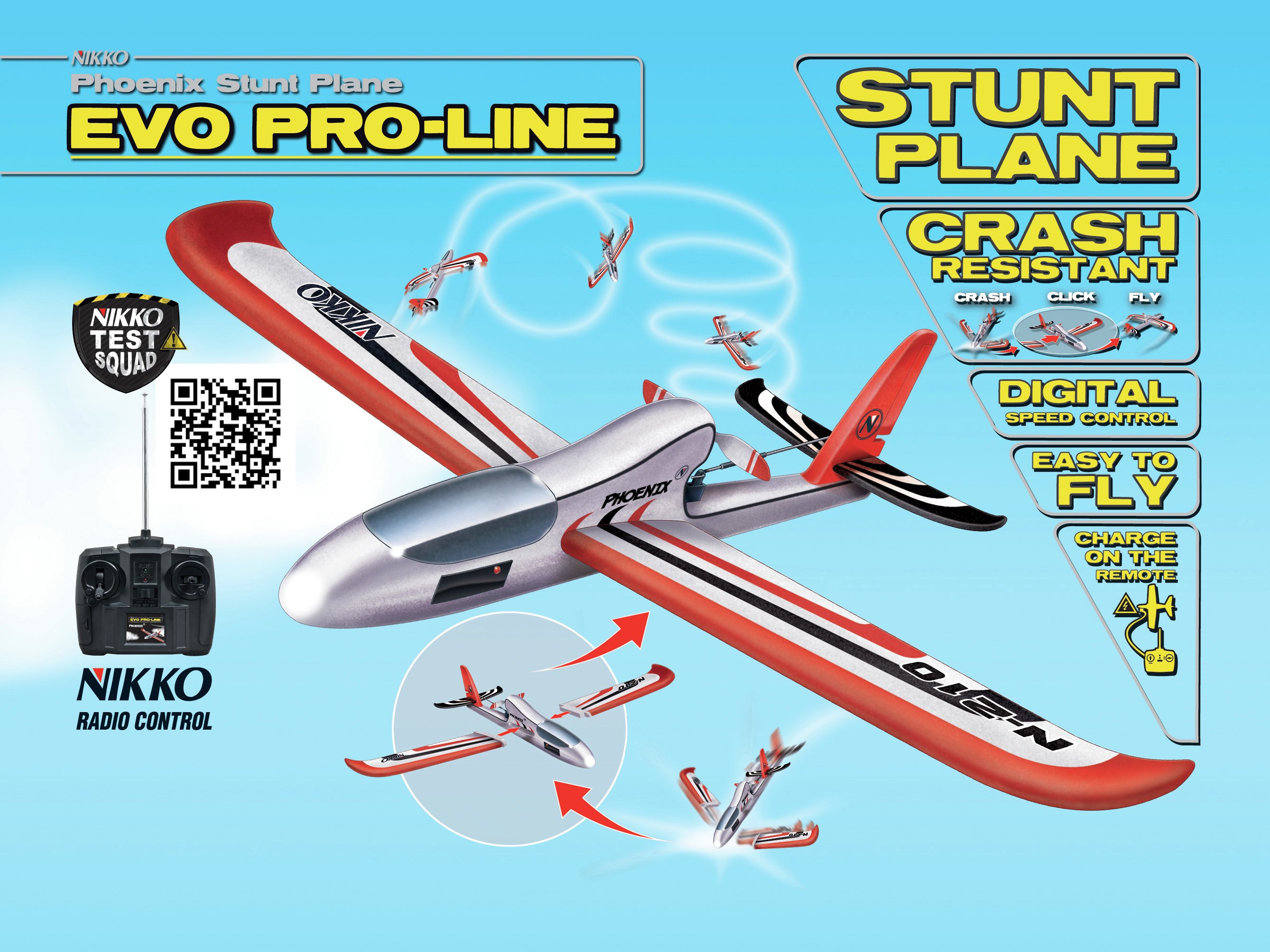 Nikko Evo Proline Remote Controlled Phoenix Stunt Plane