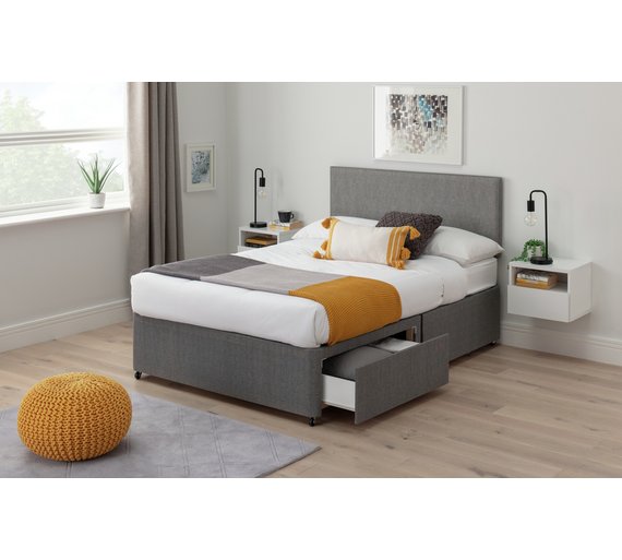 Buy Airsprung Elmdon Comfort Double 2 Drw Divan Bed at Argos.co.uk