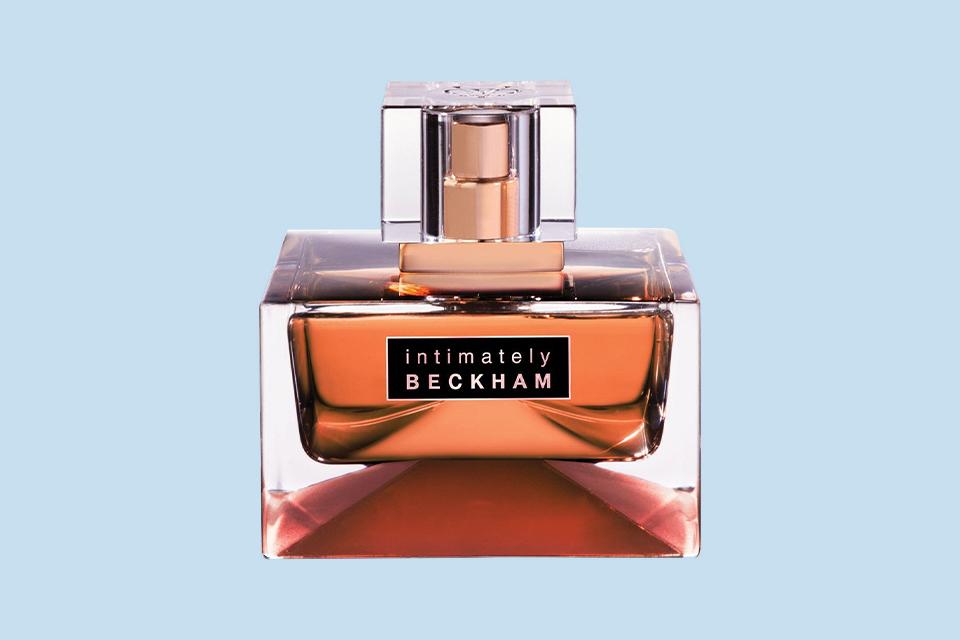 A bottle of David Beckham Intimate Eau de Toilette.