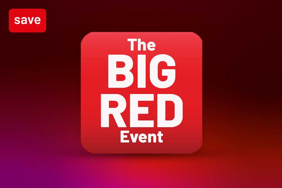 The Big Red Event. Save up to 50% on selected male and female hair removal. Using codes RED10, RED20, RED30 & RED50.