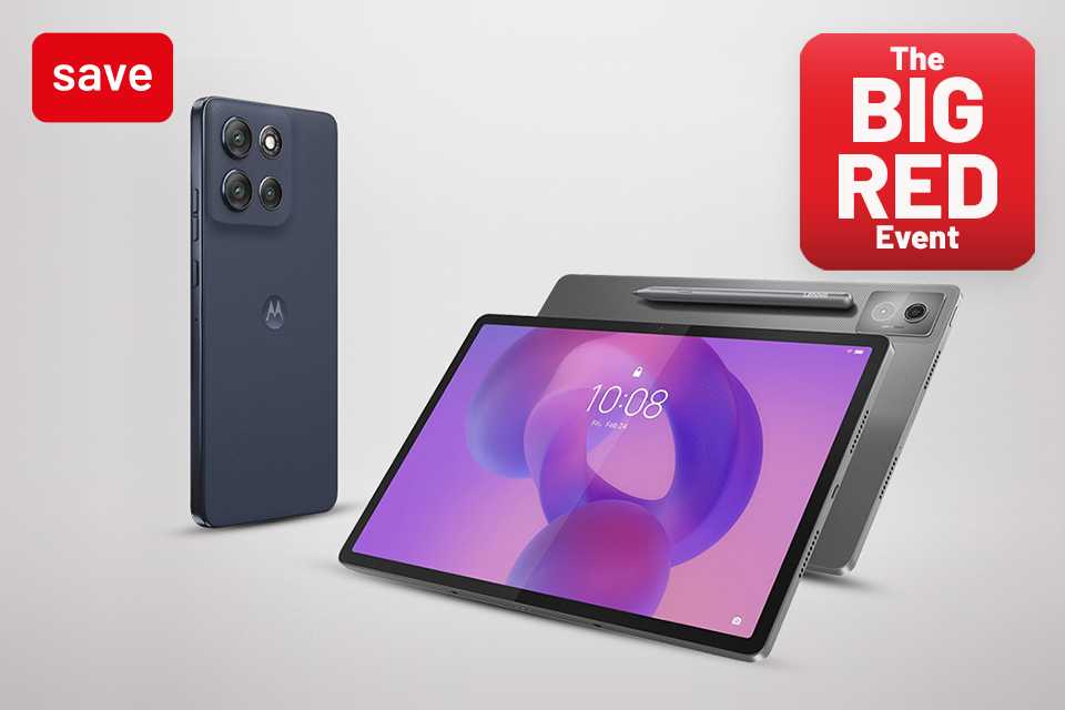 Save on selected mobiles and tablets with codes RED10, RED20 & RED30.