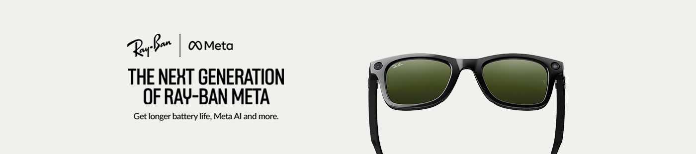 Ray-Ban | Meta. The next generation of Ray-Ban Meta. Get longer battery life, Meta AI and more.