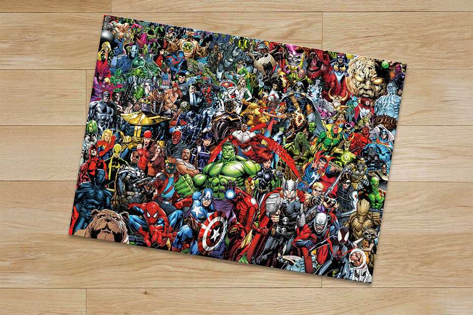 Clementoni Marvel Avengers Impossible 1000-Piece Puzzle.
