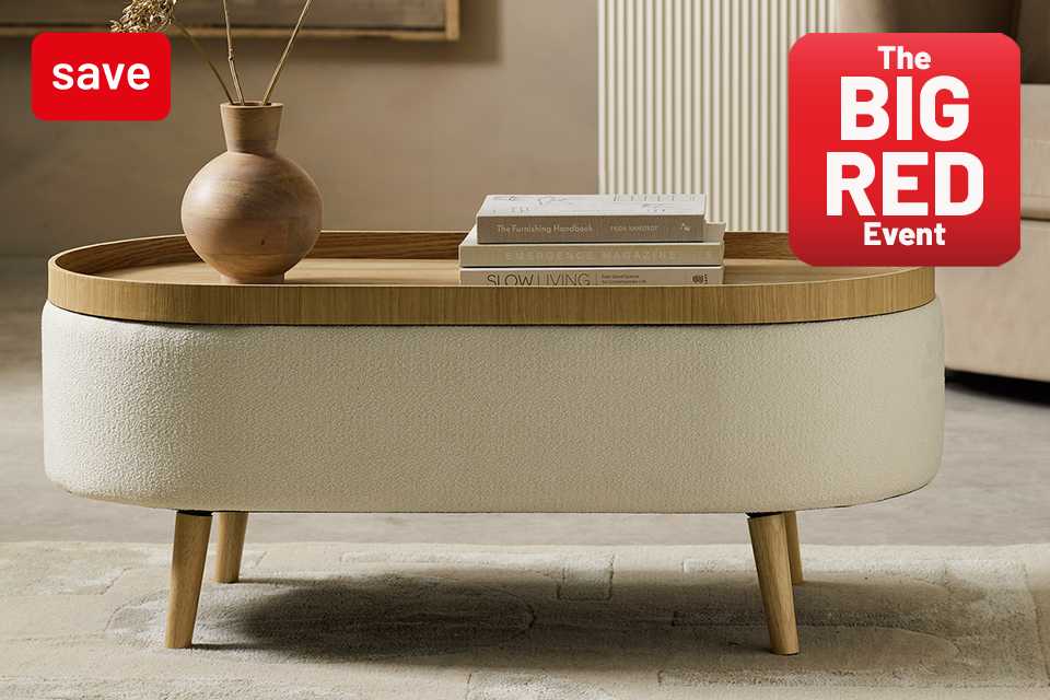 The Big Red Event. Save up to 1/3 on selected Home & Furniture.
