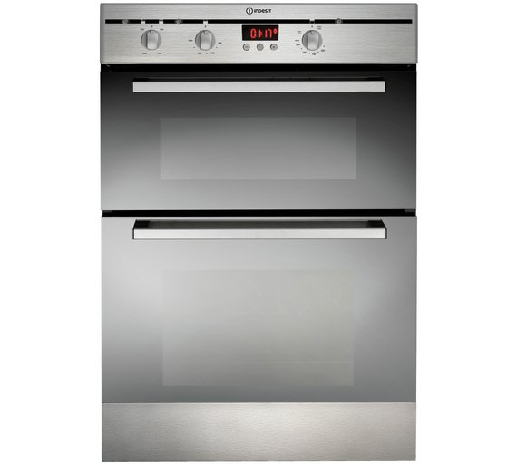 Buy Indesit FIMD23 Double Electric Fan Oven Stainless Steel at Argos