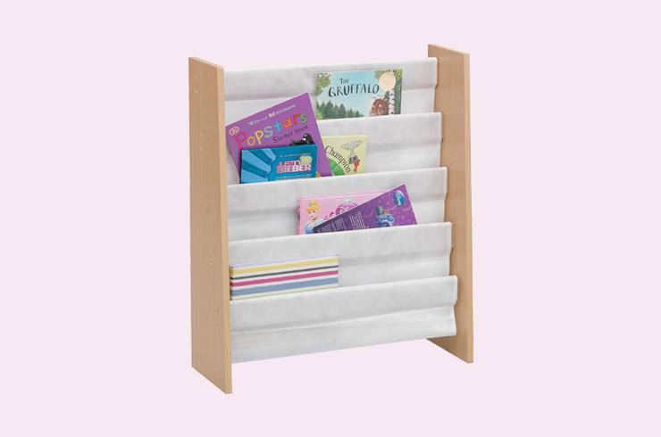A slim book tidy.